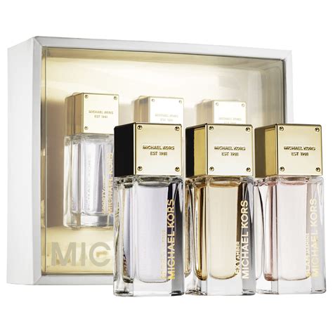 michael kors gold perfume gift set|Michael Kors perfume free gift.